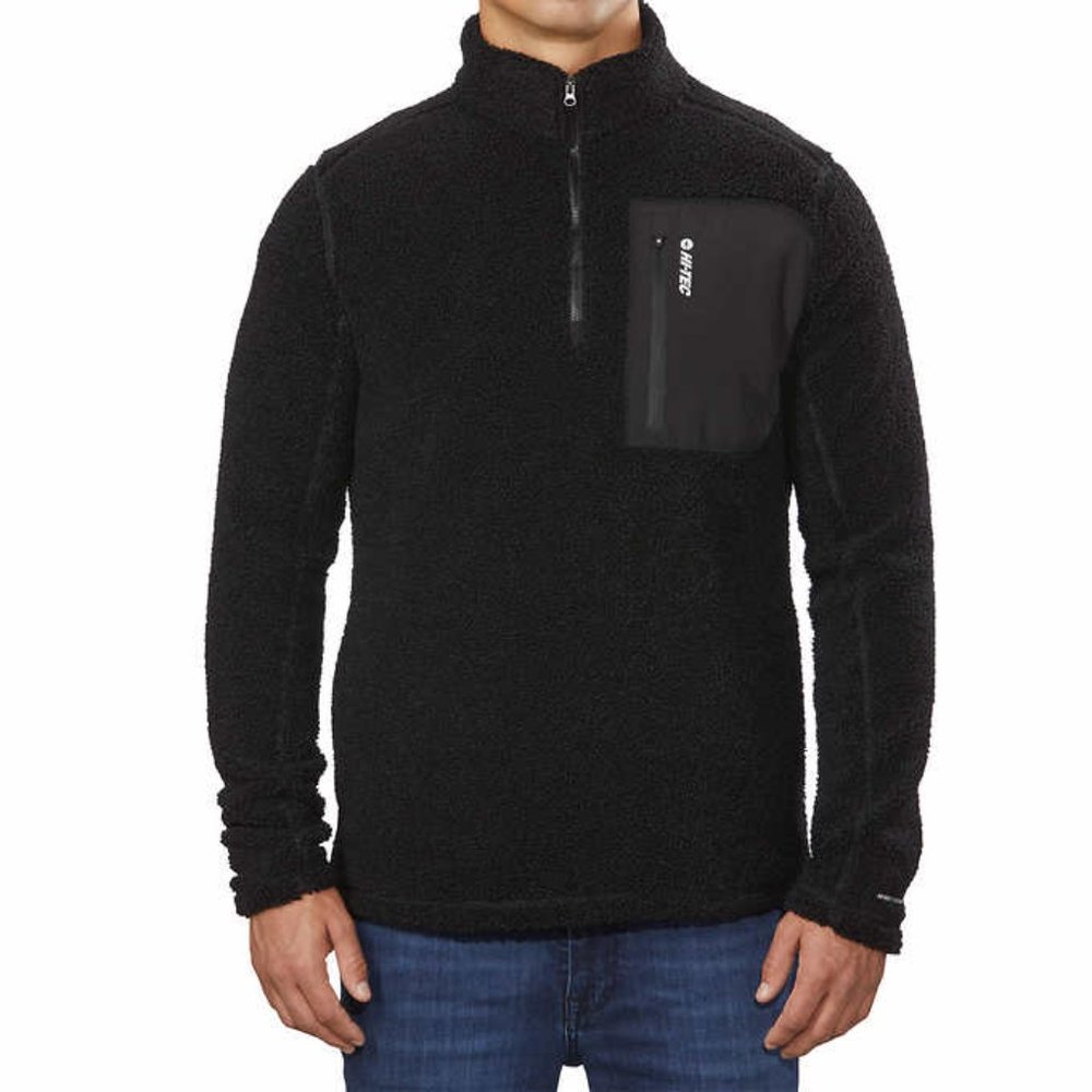 Hi-Tec Men’s Thermo Fleece ¼ Zip Pullover Sweater